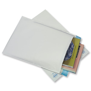 PostSafe SuperStrong Envelopes Polythene White Opaque C3 W325xH430mm Peel and Seal Ref PW32 [Pack 100] Ident: 127A