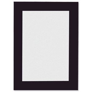 Durable Magaframe A6 Self Adhesive Black Ref 487001 [Pack 2] Ident: 290A