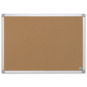 Bi-Office Earth-it Notice Board Cork with Aluminium Frame W1200xH900mm Ref CA51790
