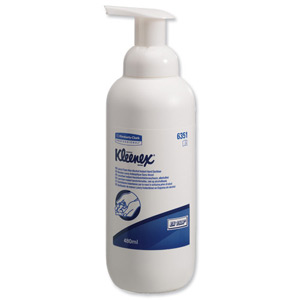 Kleenex Luxury Foam Instant Hand Sanitiser 480ml Pump Bottle Ref 6351