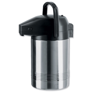 Pump Pot Stainless Steel with Pouring Lock Retains Heat 8 hours 2 Litre Ident: 626A