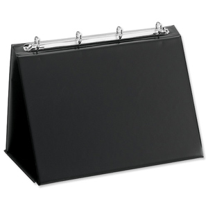 Easel Presenter Collapsible Flip Over 4 Ring 20mm Landscape A3 Black Ident: 300I