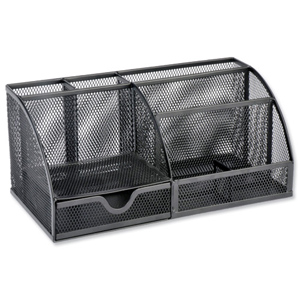 Large Desk Organiser Mesh Scratch Resistant with Non Marking Rubber Pads Black Ident: 323A