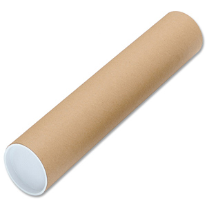Mailing Tubes Cardboard A2 L450xDia.50mm [Pack 25] Ident: 148D