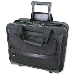 Lightpak Business Trolley Laptop Nylon Capacity 17in Black Ref 92707 Ident: 769D