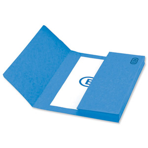 Elba Premium Document Wallet Capacity 38mm Foolscap Blue Ref 100090135 [Pack 25] Ident: 189A