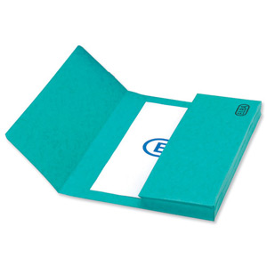 Elba Premium Document Wallet Capacity 38mm Foolscap Green Ref 100090263 [Pack 25]