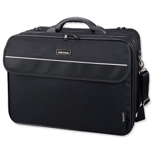 Lightpak Corniche Multifunction Nylon with Laptop Compartment Capacity 17in Black Ref 46075 Ident: 768C