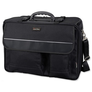 Lightpak The Flight Pilot Case Overnight Detachable Laptop Sleeve Nylon Capacity 17in Black Ref 46008 Ident: 769C