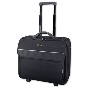 Lightpak Treviso Laptop Trolley Overnight Nylon Capacity 17in Black Ref 92702