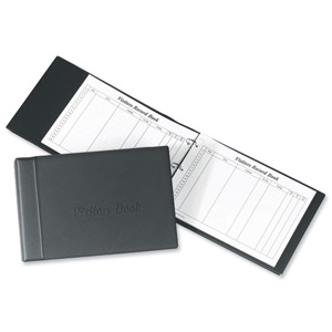 Concord CD14 Visitors Book Binder with 50 Sheets 2000 Entries 230x335mm Ref 85710 Ident: 51G