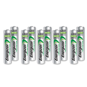 Energizer Battery Rechargeable Advanced NiMH Capacity 850 mAh LR03 1.2V AAA Ref 634355 [Pack 10] Ident: 646A