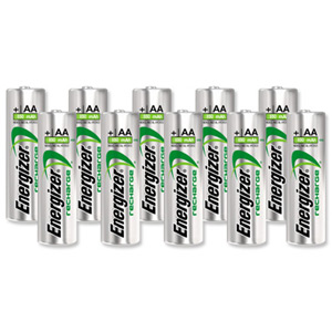 Energizer Battery Rechargeable NiMH Capacity 2000mAh HR6 1.2V AA Ref 634354 [Pack 10]