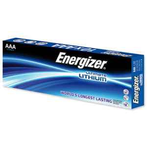 Energizer Ultimate Battery Lithium LR03 1.5V AAA Ref 634353 [Pack 10] Ident: 647C