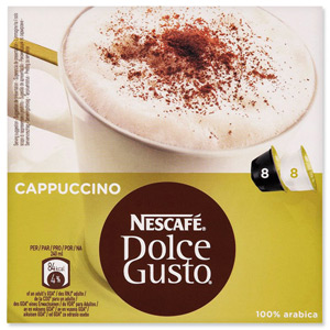 Nescafe Cappuccino for Nescafe Dolce Gusto Machine 24 Drinks Ref 12019905 [Packed 48]