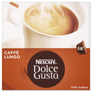 Nescafe Caffe lungo for Nescafe Dolce Gusto Machine Ref 12019900 [Packed 48] Ident: 617B