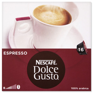 Nescafe Espresso for Nescafe Dolce Gusto Machine Ref 12019859 [Packed 48] Ident: 617B