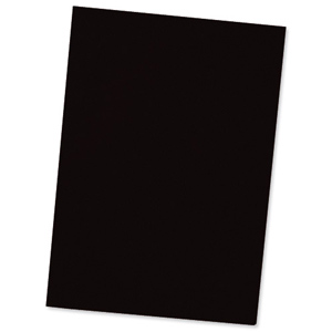 Coloured Card Smooth 200gsm 700x500mm Black [25 Sheets] Ident: 17A