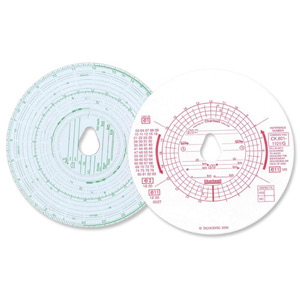 Chartwell Tachograph Discs Kienzle Combined Manual and Automatic Ref CK801/1101GZ [Pack 100]