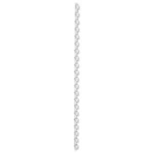5 Star Binding Combs Plastic 21 Ring 35 Sheets A4 6mm White [Pack 100] Ident: 706A