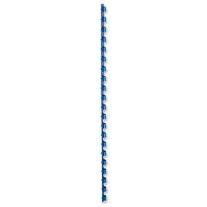 5 Star Binding Combs Plastic 21 Ring 35 Sheets A4 6mm Blue [Pack 100] Ident: 706A