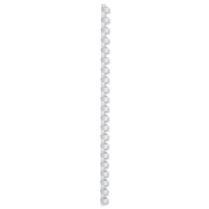 5 Star Binding Combs Plastic 21 Ring 75 Sheets A4 10mm White [Pack 100] Ident: 706A