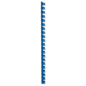 5 Star Binding Combs Plastic 21 Ring 110 Sheets A4 12mm Blue [Pack 100] Ident: 706A