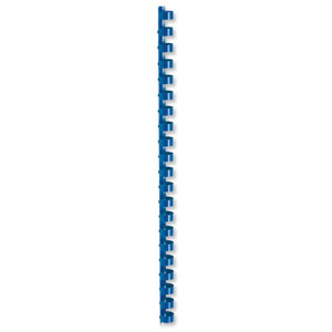 5 Star Binding Combs Plastic 21 Ring 110 Sheets A4 12mm Blue [Pack 100] Ident: 706A