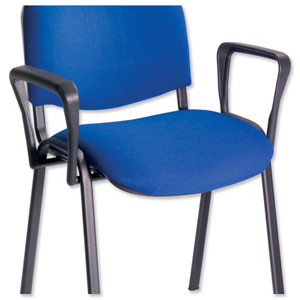 Trexus Optional Arms Fixed for Stacking Chair [Pair] Ident: 408C