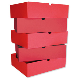 Intensive File Drawer Recycled Card for File Store Red Ref AbyFlDrwrRd [Pack 5]