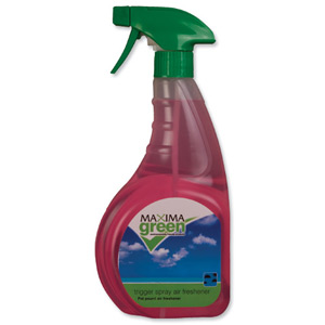 Maxima Green Air Freshener Trigger Spray Environmentally Friendly 750ml Ref VSEMAXT15G [Pack 2] Ident: 606F