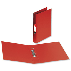 5 Star Ring Binder PVC 2 O-Ring Size 25mm A4 Red [Pack 10] Ident: 217E
