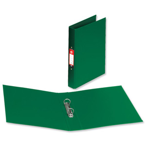 5 Star Ring Binder PVC 2 O-Ring Size 25mm A4 Green [Pack 10] Ident: 217E