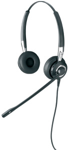 Jabra Biz 2400 Corded Duo Headset Ref 2409-820-104 Ident: 677C