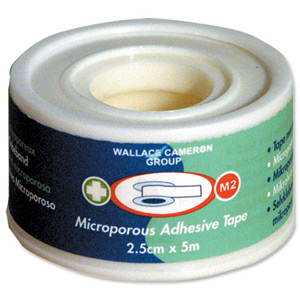 Wallace Cameron Micropore Tape for Securing Dressing Pads W25mmxL5m Ref 2005020