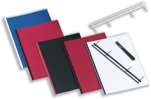 GBC Desktop Velobinder Binding Strips 45mm 4 Prongs Bind 200 Sheets A4 Black Ref 9741635 [Pack 25] Ident: 710C