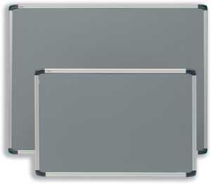 Nobo Euro Plus Tuffboard Noticeboard with Fixings W924xH615mm Grey Ref 31133493