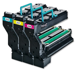 Konica Minolta Laser Toner Cartridge Page Life 18000pp Cyan/Magenta/Yellow Ref 1710594-001 [Pack 3] Ident: 820D