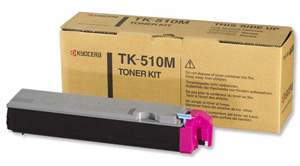 Kyocera TK-510M Laser Toner Cartridge Page Life 8000pp Magenta Ref 1T02F3BEU0 Ident: 821R