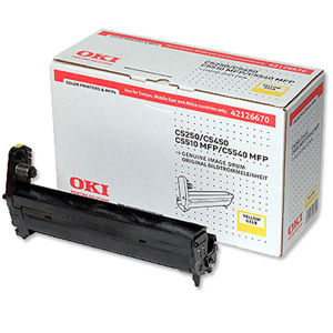 OKI Laser Drum Page Life 17000 Yellow [for C5250] Ref 42126670