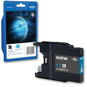 Brother Inkjet Cartridge High Yield Page Life 1200pp Cyan Ref LC1280XLC