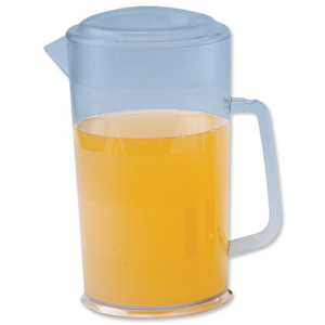 Jug Polycarbonate with Lid Dishwasher Safe 1.9 Litre Clear