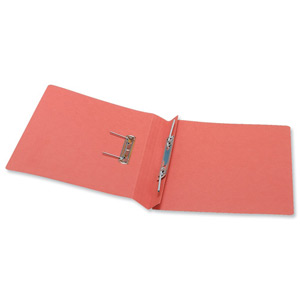 5 Star Transfer Spring File 315gsm 38mm Foolscap Red [Pack 50]