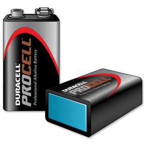 Duracell Procell Battery Alkaline 9V Ref MN1604 [Pack 10] Ident: 648D