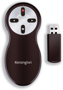 Kensington Remote Control for Presentations Wireless USB Receiver Range 20m Ref 33374EU Ident: 253E