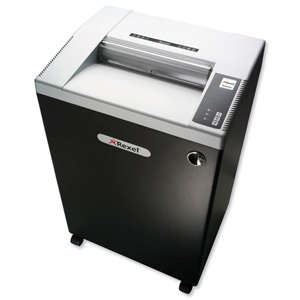 Rexel RLWX25 Shredder Wide Entry 400mm Confetti Cut 4x40mm 25x80gsm Sheet 175 Litre Ref 2103025 Ident: 650A