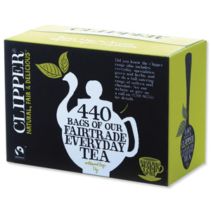 Clipper Fairtrade Tea Bags Ref A06816 [Pack 440] Ident: 609B