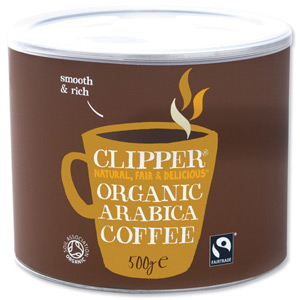 Clipper Fairtrade Instant Coffee Organic Granules Freeze Dried Tin 500g Ref A06762 Ident: 612E