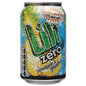 Lilt Zero Diet Soft Drink Can 330ml Ref A00700 [Pack 24] Ident: 624A