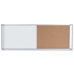 BiSilque Combination Cork and Drywipe Board Cubicle Workstation W900xH350mm Ref XA16003700 Ident: 262F